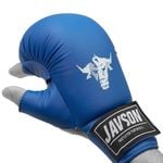 Javson Karate Gloves Blue Mitts - Small