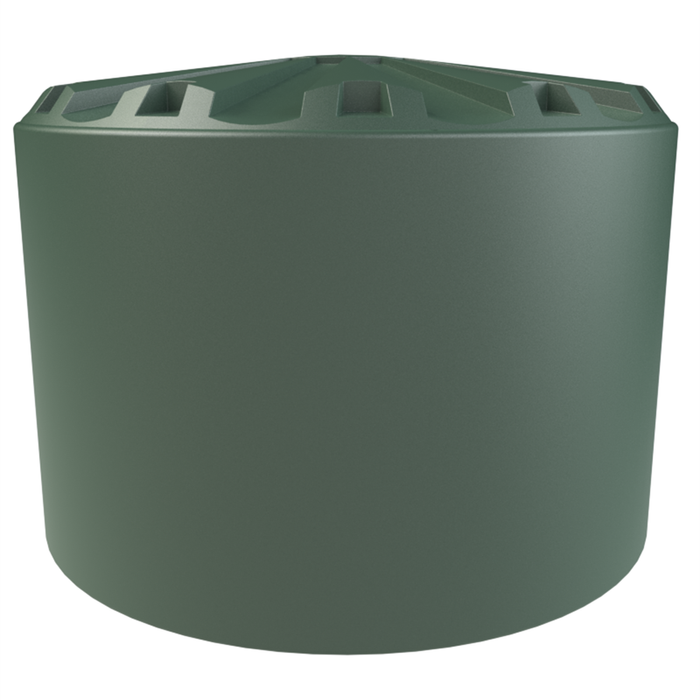 Melro Tanks 35000L Heritage Green Round Poly Water Tank