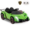 Costway 12V Licensed Lamborghini Kids Ride-on Sports Car Toy Electric Vehicle-Green