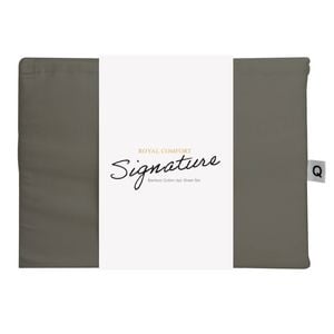 Royal Comfort Signature Bamboo Cotton Sheet Set Premium Bedding Olive Double