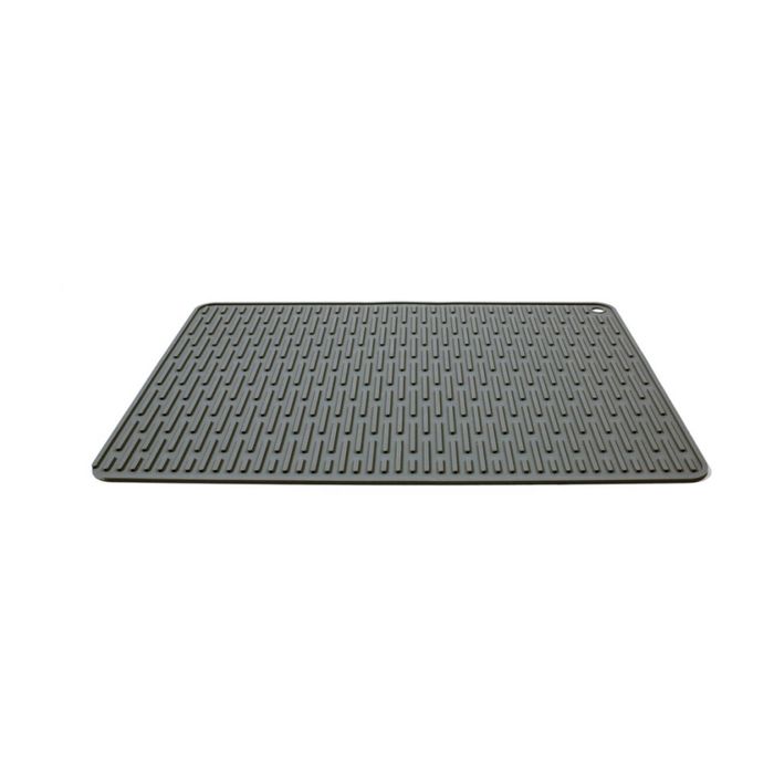 Avanti Silicone Non Slip Heat Resistant Dish Drying Mat Black 40x30cm