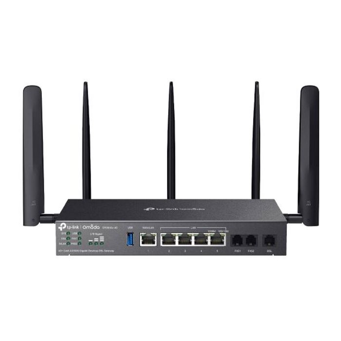 Tp-link Dr3650v-4g Omada Ax3000 Cat6 4g+ Wi-fi 6 Gigabit Dsl Gateway