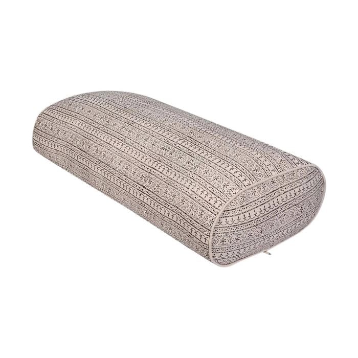 Zenvibes Oval Yoga Bolster – Rustic Elegance,Handcrafted & Artisan-Made
