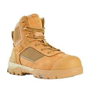 Bata Industrials Wheat Avenger Mid Cut Lace/Zip Safety Boot - Size 13