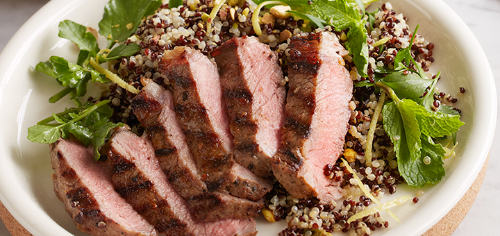 Grilled Sirloin Quinoa 