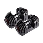 80kg Adjustable Dumbbell Set Home GYM Exercise Equipment Weight