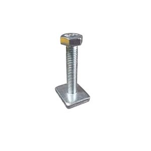 8x OzNut M8 Channel Nut Mild Steel Zinc Plated 4mm thickness