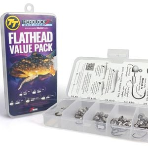 TT Fishing Headlockz HD Flathead Value Pack - TT Lures Assorted Jig Heads Kit