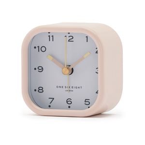 One Six Eight London Lisa Blush Alarm Clock