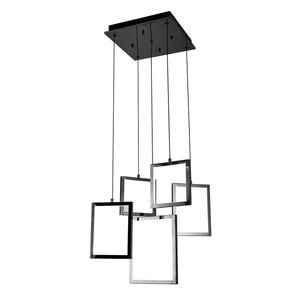 Dahli 5 Light LED Pendant - Black-5K