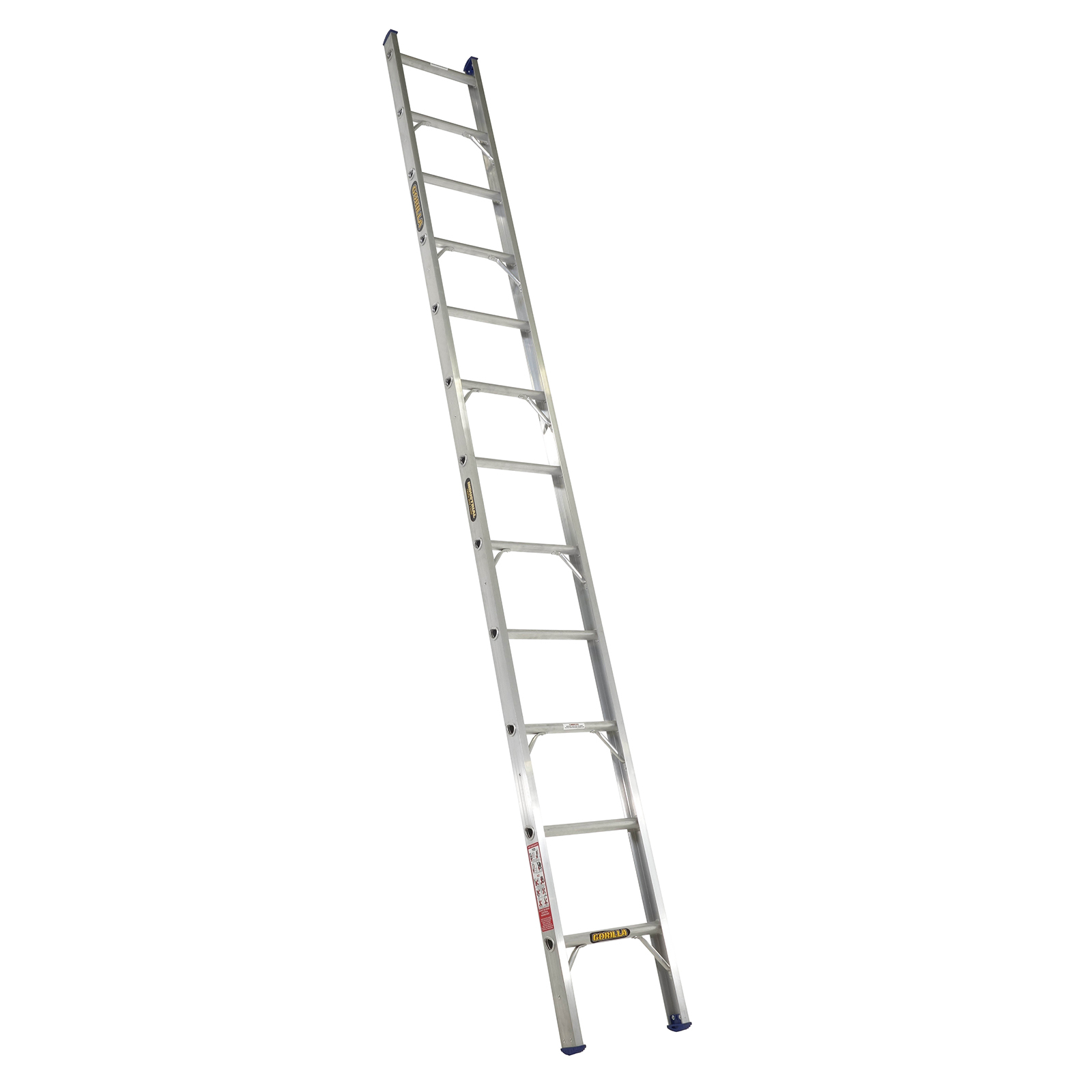 Gorilla Single Builders Ladder Industrial 140kg 3.7m SBL012-I