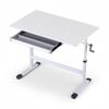 Artiss Standing Desk Height Adjustable Workstation Computer Desks Study 100CM White