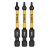 DeWALT FLEXTORQ 57mm SQ1 Screwdriver Bit - 3 Pack