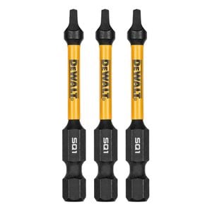 DeWALT FLEXTORQ 57mm SQ1 Screwdriver Bit - 3 Pack