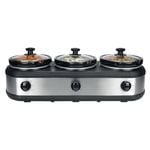 Healthy Choice 405W Electric 3 Pot Slow Cooker/2.5L