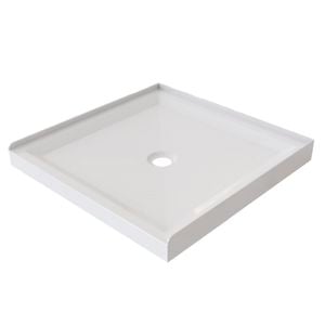 Stein 1200 x 900mm White 3-Sided Acrylic Shower Tray 