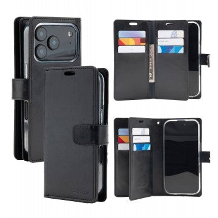 Goospery Mansoor Diary For Iphone 17 Pro - Black
