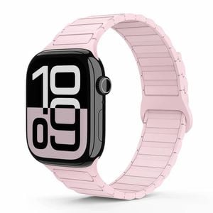 Tough On Magnetic Silicone Band for Apple Watch 42mm/44mm/45mm/46mm/49mm Pink