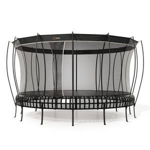 VULY Thunder 2 Jumbo 17.5ft Springless Trampoline with Enclosure - Round Kids Trampolines Bundle With Shade Cover Pro