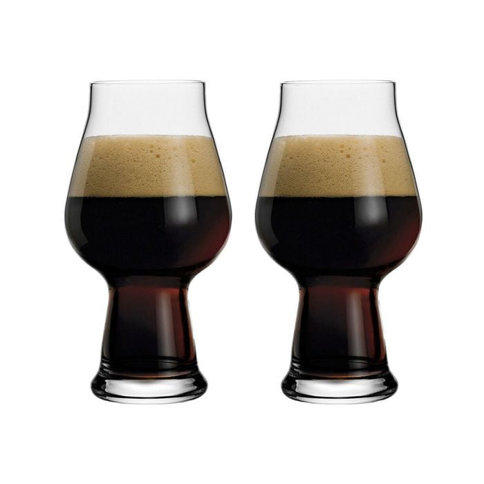 Luigi Bormioli Birrateque 2 Piece Stout Porter Beer Glass Set