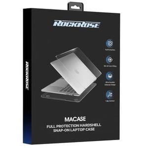 RockRose Macase Snap-On shell Case Clear For Apple MacBook Pro 16.2″ 2021