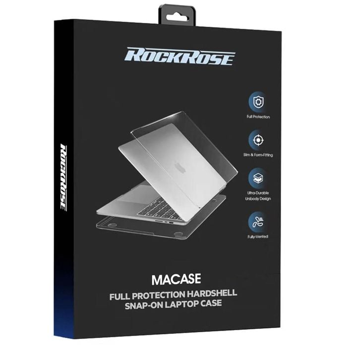 RockRose Macase Snap-On shell Case Clear For Apple MacBook Pro 16.2″ 2021