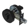 Miles Nelson Matt Black Round Single Cylinder Deadbolt