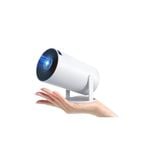 Mini 4K Projector with WiFi, Bluetooth 5.0, and 360° Keystone Correction for iOS/Android - Portable Home Theater
