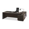 Modern Furniture Carter Executive Desk with Left Return 220cm Coffee&Charcoal