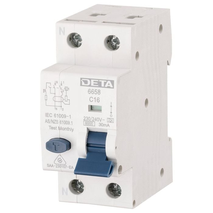 Deta 16A Single Phase RCBO
