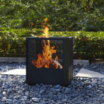Jumbuck 42.5cm Black Square Fire Pit