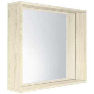 Cibo 600 x 600mm Coast Veneer Fresh Frame Mirror