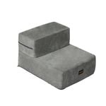 Pawz 2-Step Pet Stairs Flannel 50x40x32CM Grey