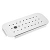 Vogue Stainless Steel Gn Drainer Tray Gastronorm Drain Plate For 1/3 Gn Pans 17x119mm Commercial Kitchen Storage