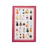 Ulster Weavers Christmas Cats Waiting Cotton Tea Towel