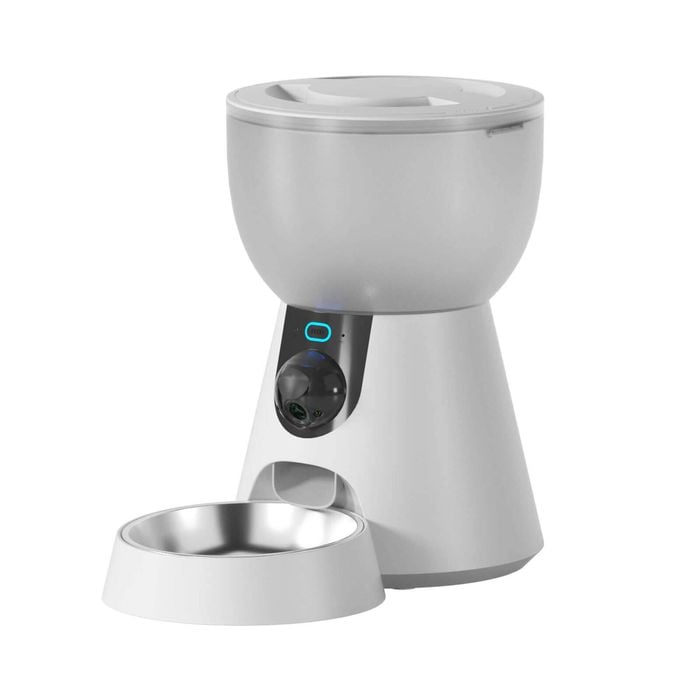 Smart Automatic Pet Dog Cat Rabbit Monitoring Feeder Camera App For Iphone Android