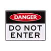 Sandleford 450 x 600mm Do Not Enter Plastic Sign