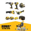 DeWALT 18V/54V XR 6.0Ah 5 Piece Mixed Voltage Combo Kit DCZ507T2-XE
