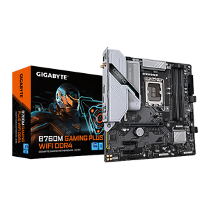 Gigabyte B760m Gaming Plus Wifi Ddr4 Lga 1700 Micro-atx Motherboard [b760m G P Wifi Ddr4 1.0]