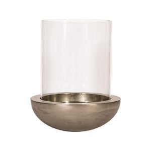 Ssh Collection Katrina 31cm Tall Hurricane Lamp - Nickel