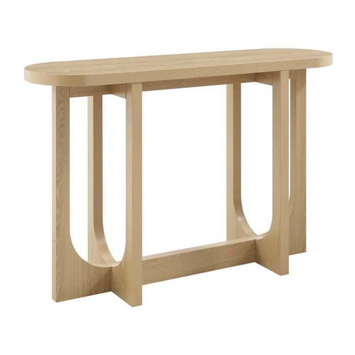 Grace Console Hallway Table Oak