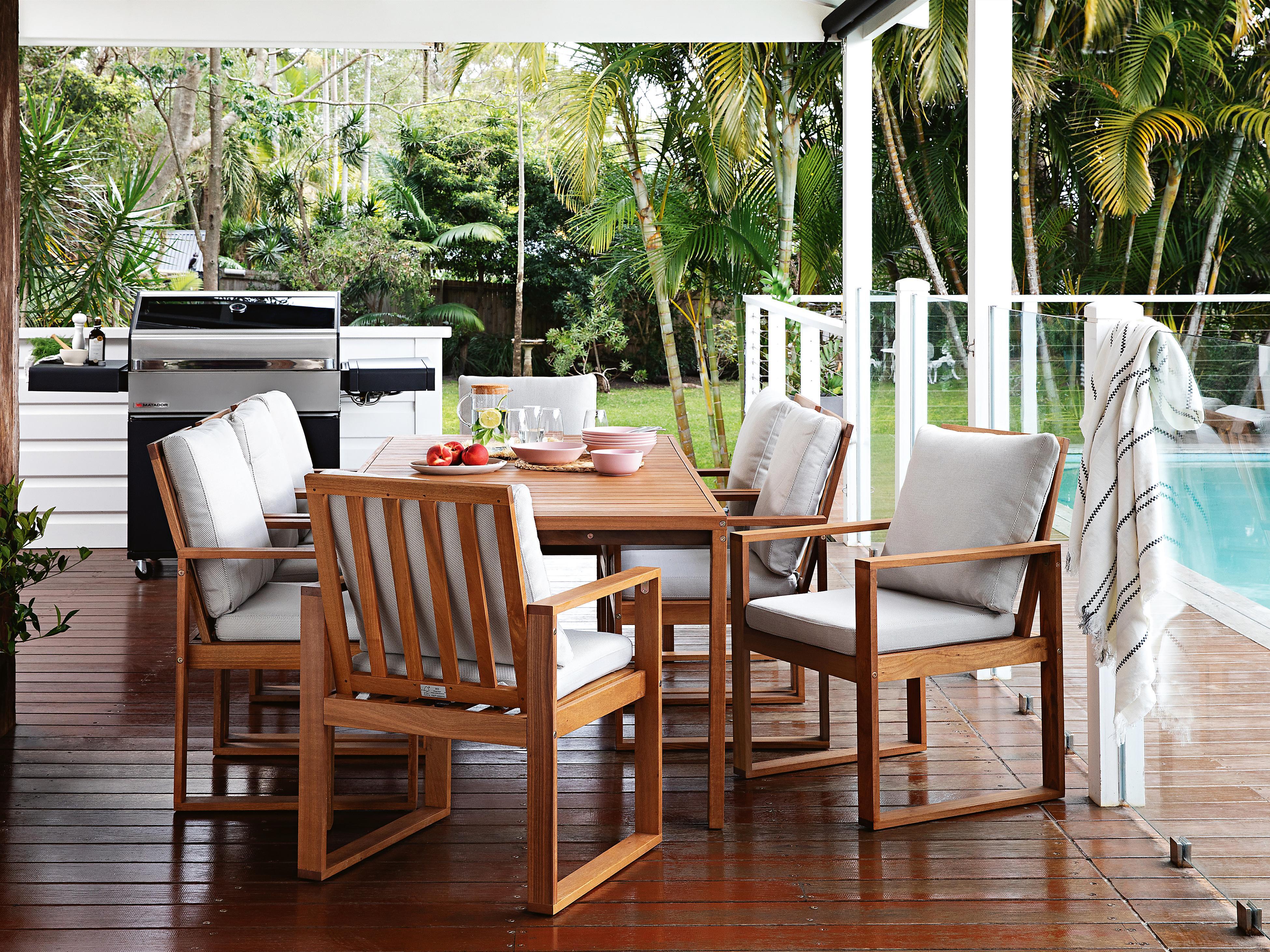 Wicker outdoor setting bunnings sale