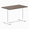 Desky Fixed Height Mini Jarrah Legno Desk 1000x600mm White Leg
