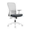 Sabia Aston Pre-Assembled Grey/White Chair Ergonomic Office Seating Mesh