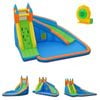 Costway Inflatable Water Slide Wet Dry Bounce House Climb Wall W/550w Blower