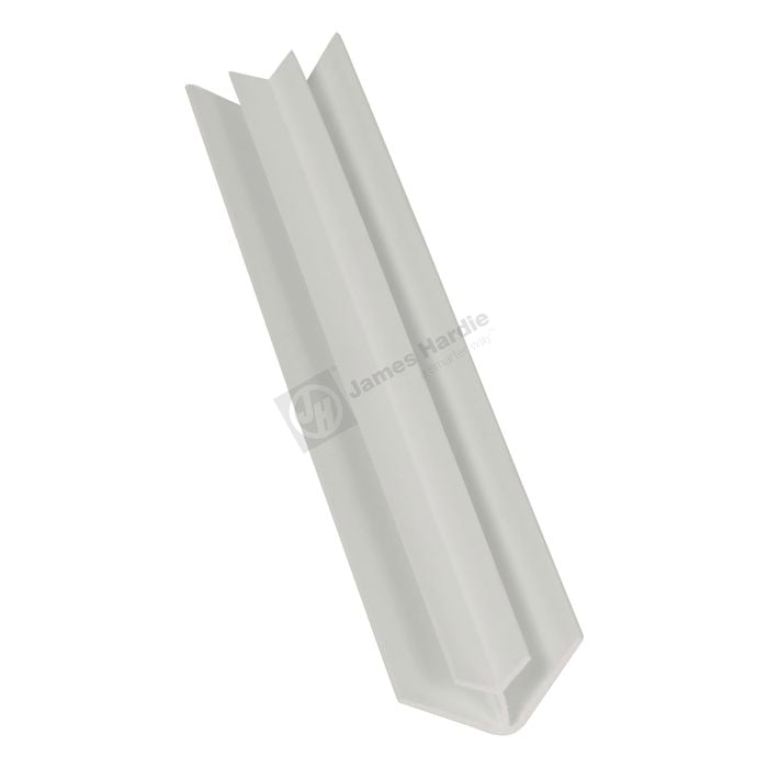 James Hardie HardieFlex  5 x 2400mm PVC Internal Corner - 2400 x 5mm