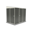 Absco Sheds 1.52 x 2.26 x 2.06m Woodland Grey Narrow Double Door Garden Shed