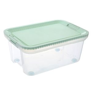  Ezy Storage 32L Ultimate Storage Clear Tub Green