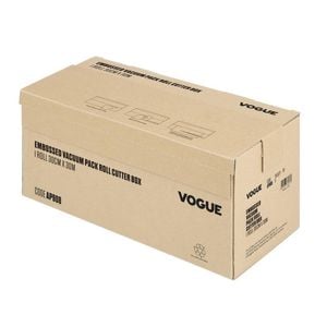 Vogue Vacuum Pack Roll With Cutter Box Embossed 300mm X 30m Commercial Kitchen Food Storage Bags