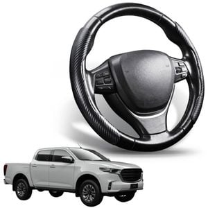 Segmented Steering Wheel Cover for Mazda BT-50 Dual Cab 2020 - 2024 (TF)